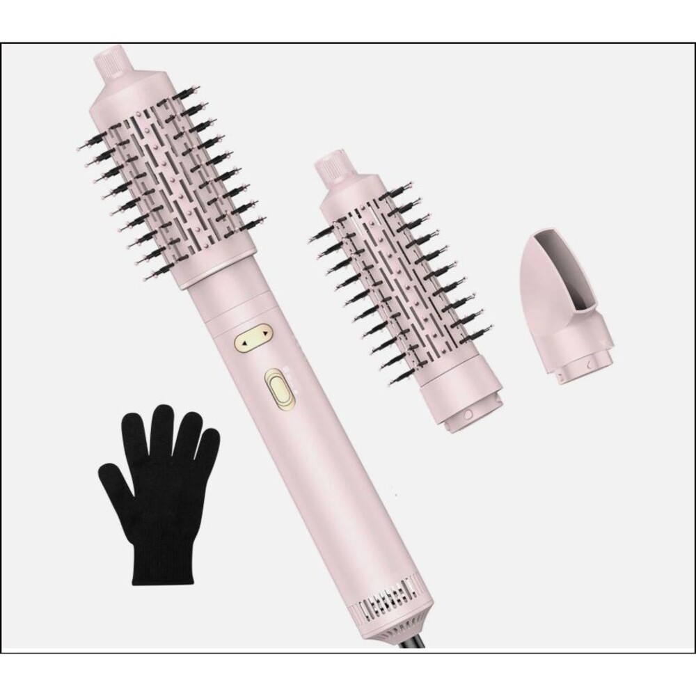 NIB -3 in 1 Rotating Hair Dryer Brush Spinning with Detachable Brush (2" & 1.5")